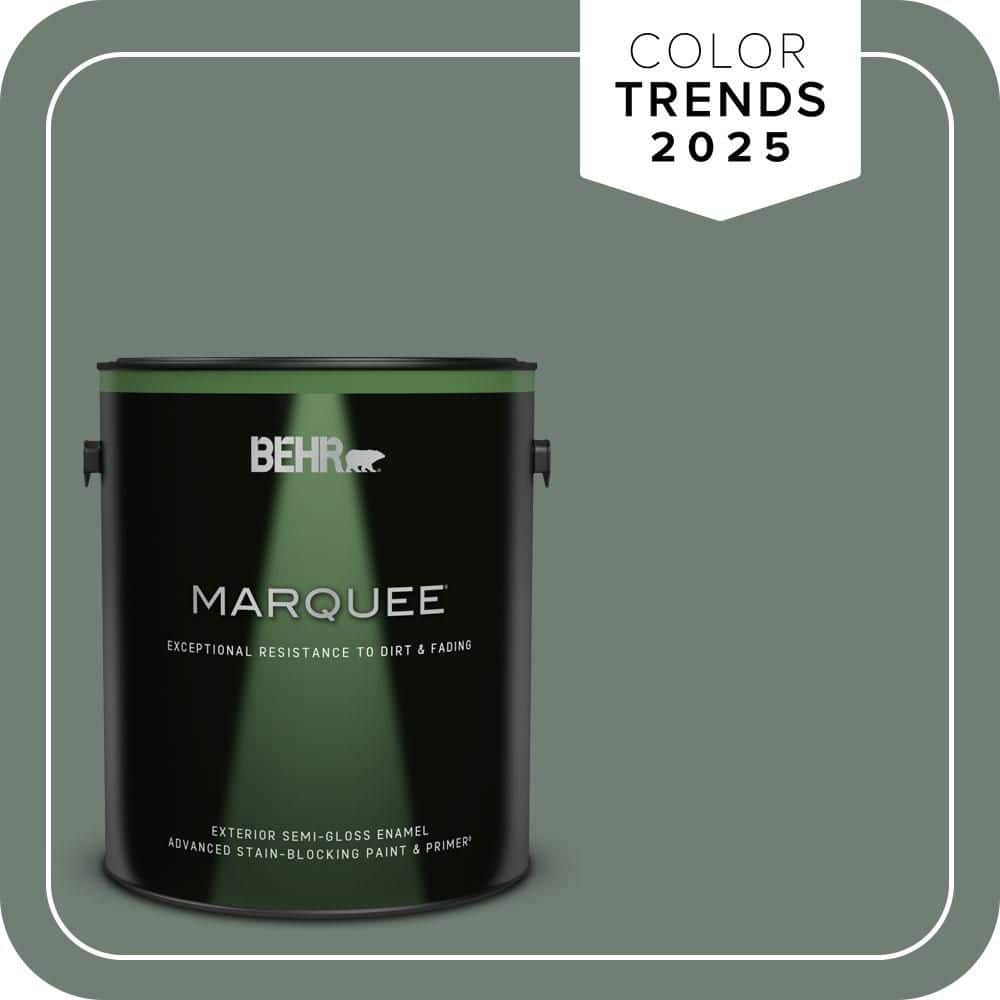 BEHR MARQUEE 1 gal. #N420-5 Boreal Semi-Gloss Enamel Exterior Paint & Primer