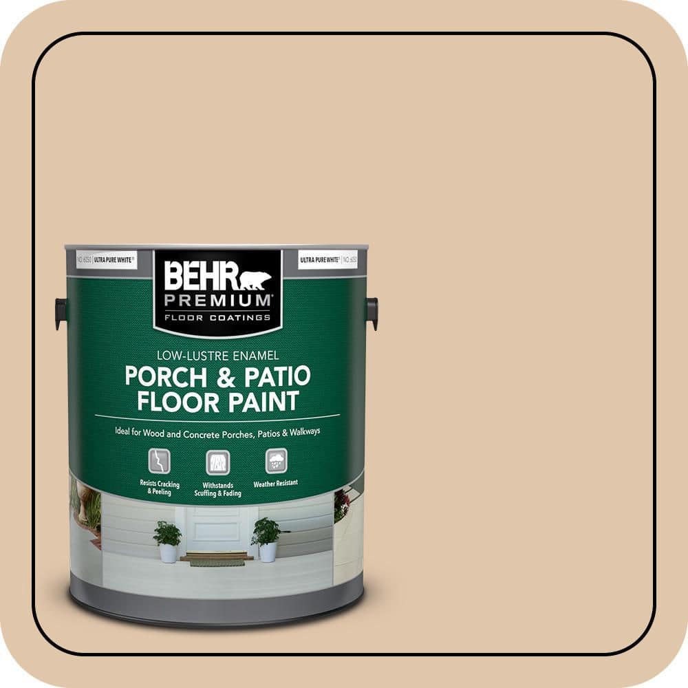 BEHR PREMIUM #S260-2 Textured Low-Lustre Enamel Interior/Exterior Porch and Patio Anti-Slip Floor Paint (1)
