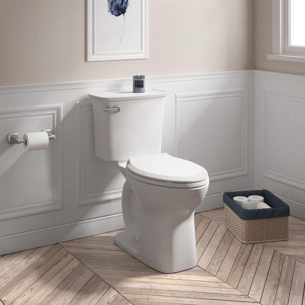 American Standard Cadet Elongated Antimicrobial Soft Close Toilet Seat in White (4)