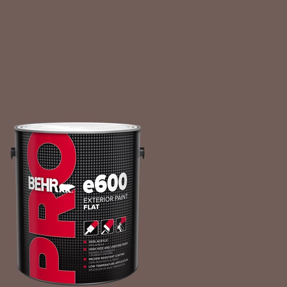 BEHR PRO 1 gal. #750B-6 Tree Bark Flat Exterior Paint (1)
