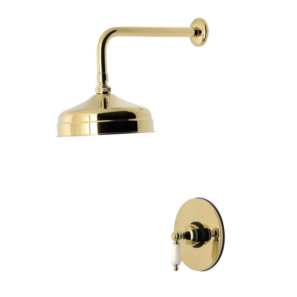 Kingston Brass Victorian 1-Handle 1-Spray Shower Faucet 1.8 GPM in Polished Brass (1)