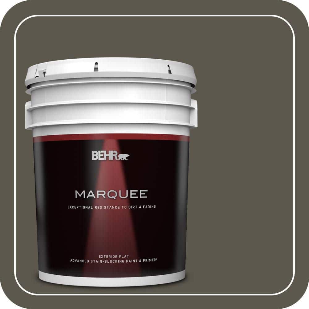 BEHR MARQUEE 5 gal. #MQ6-24 Windgate Hill Flat Exterior Paint & Primer