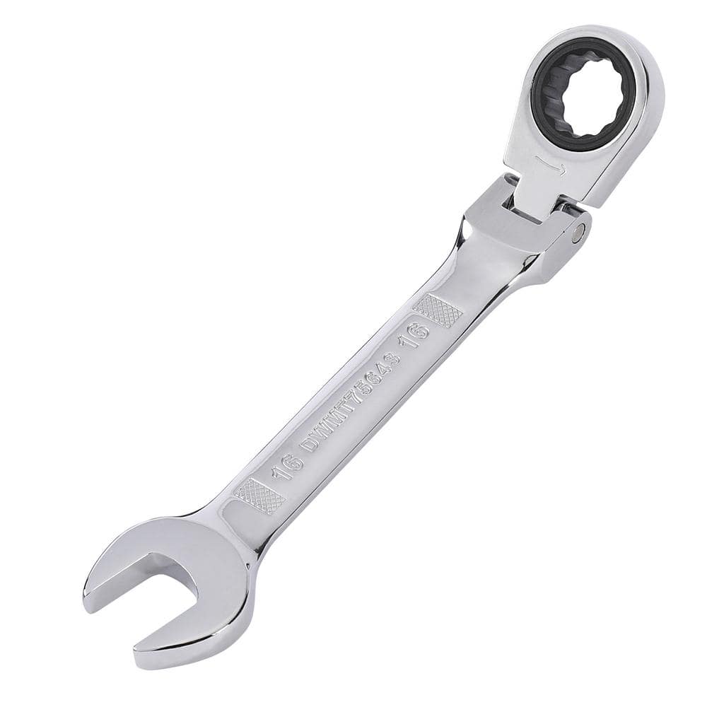 DEWALT Metric Ratcheting Flex Head Combination Wrench Set (7-Piece) (3)