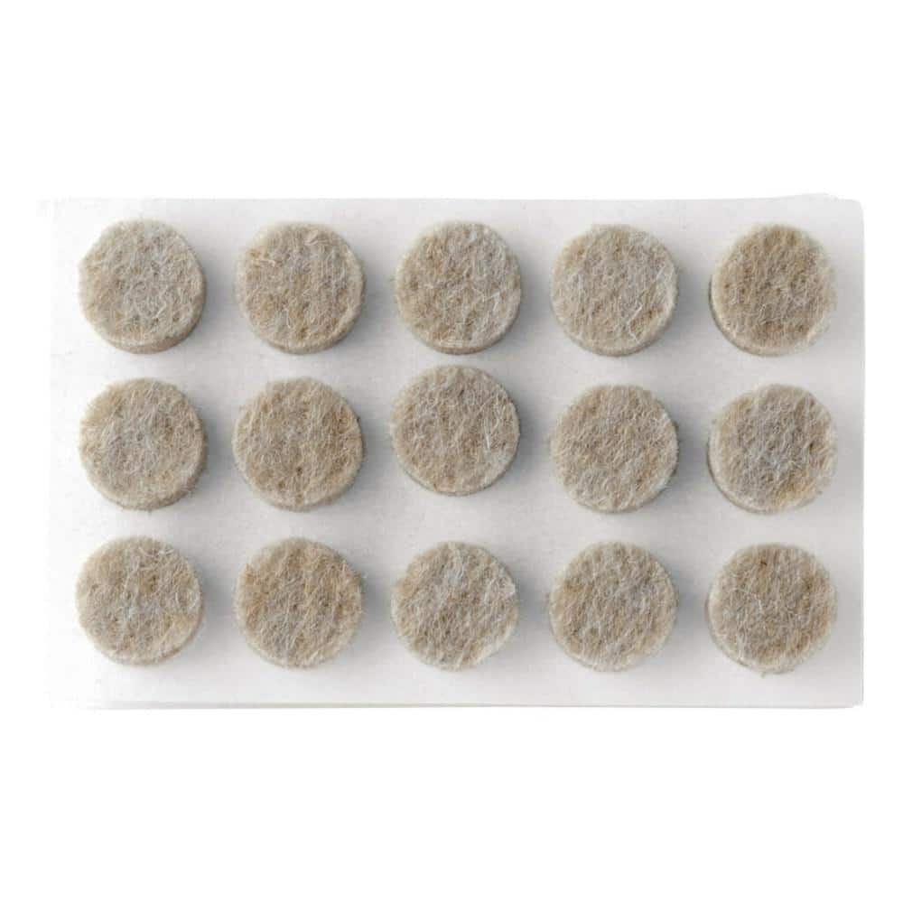 3M Scotch 3/8 in. Beige Felt Bumpers, 90 Pack (2)