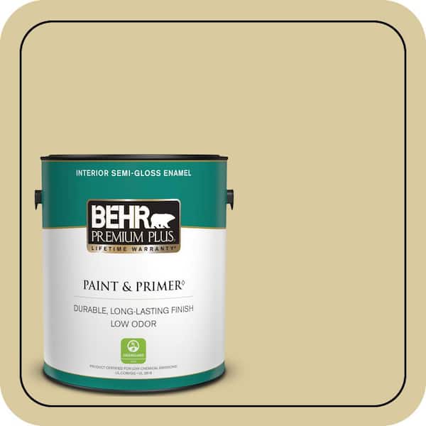 BEHR PREMIUM PLUS #380F-4 Ground Ginger Enamel Low Odor & Primer (3)