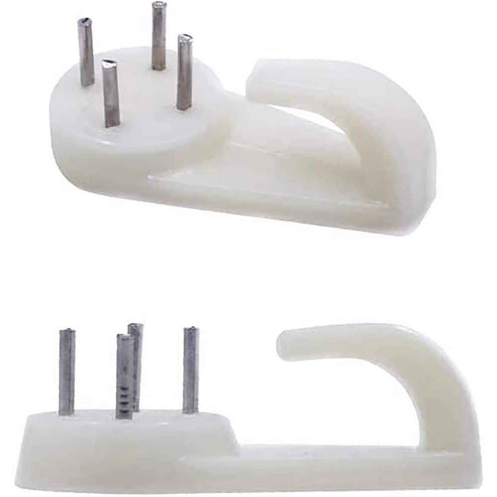 Adrinfly Invisible Nail Picture Hangers Non-Trace Concrete Wall Hooks 25-Pieces White (1)
