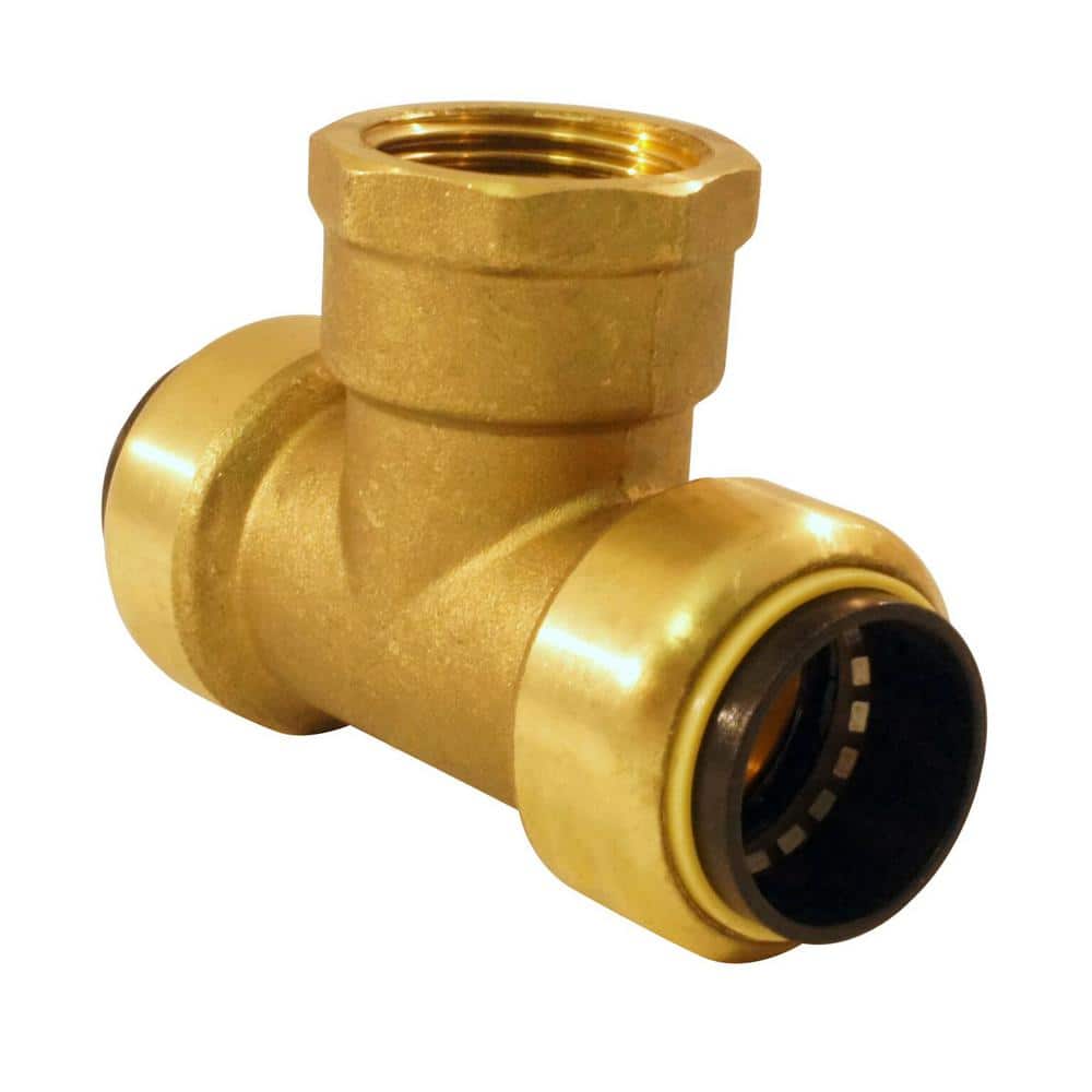 Tectite 3/4 in. Push-To-Connect x Push-To-Connect x Female Pipe Thread Tee (3)