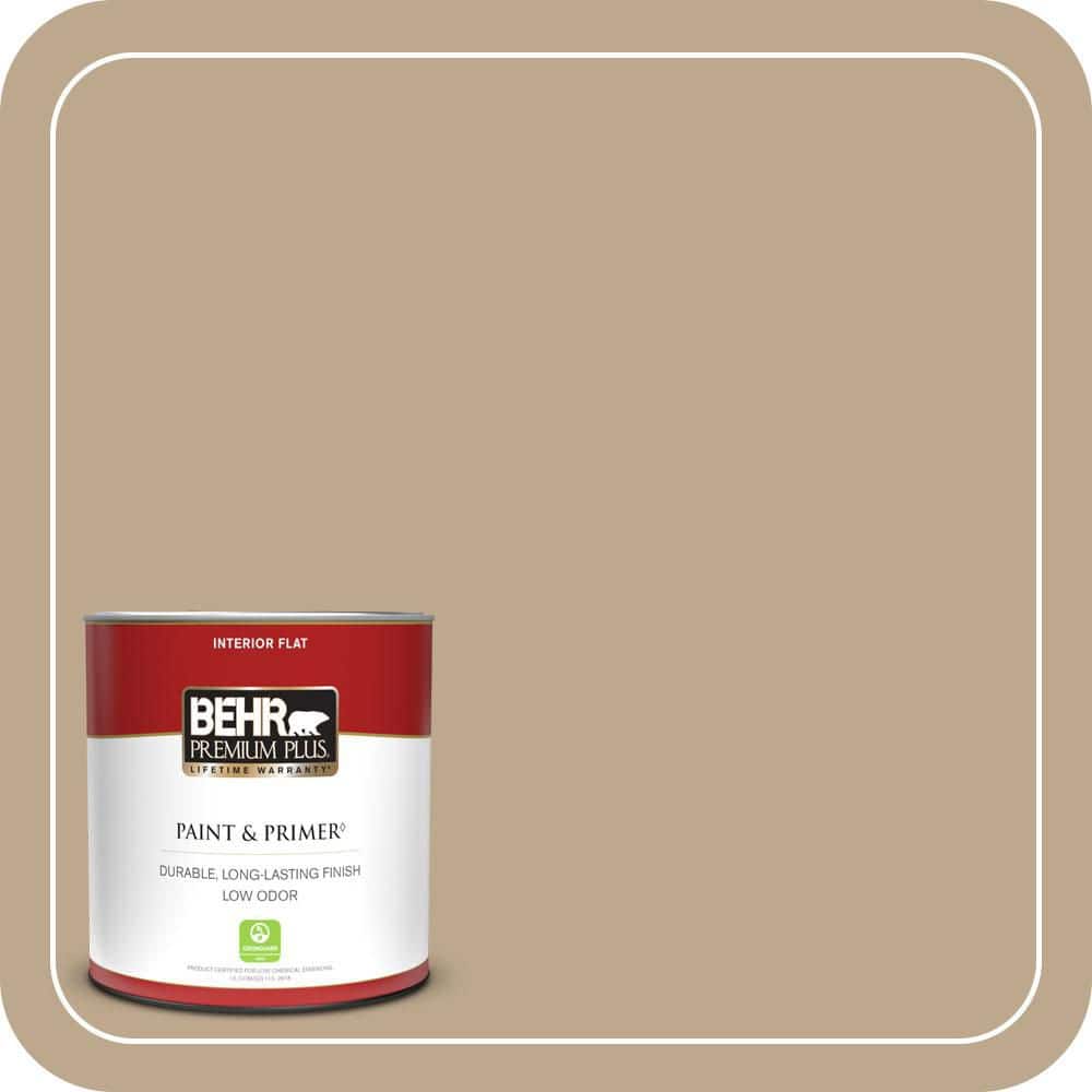 BEHR PREMIUM PLUS #MQ2-25 British Khaki Enamel & Primer Color Sample
