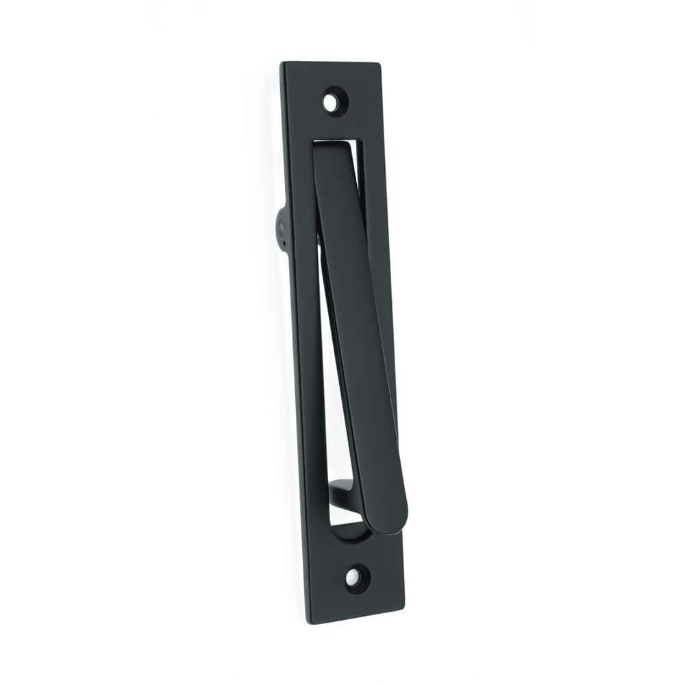 idh by St. Simons 6-1/4 in. Solid Brass Matte Black Edge Pull