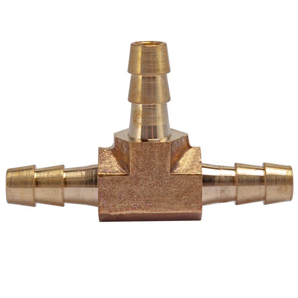 LTWFITTING 1/4 in. I.D. Brass Hose Barb Tee Fittings