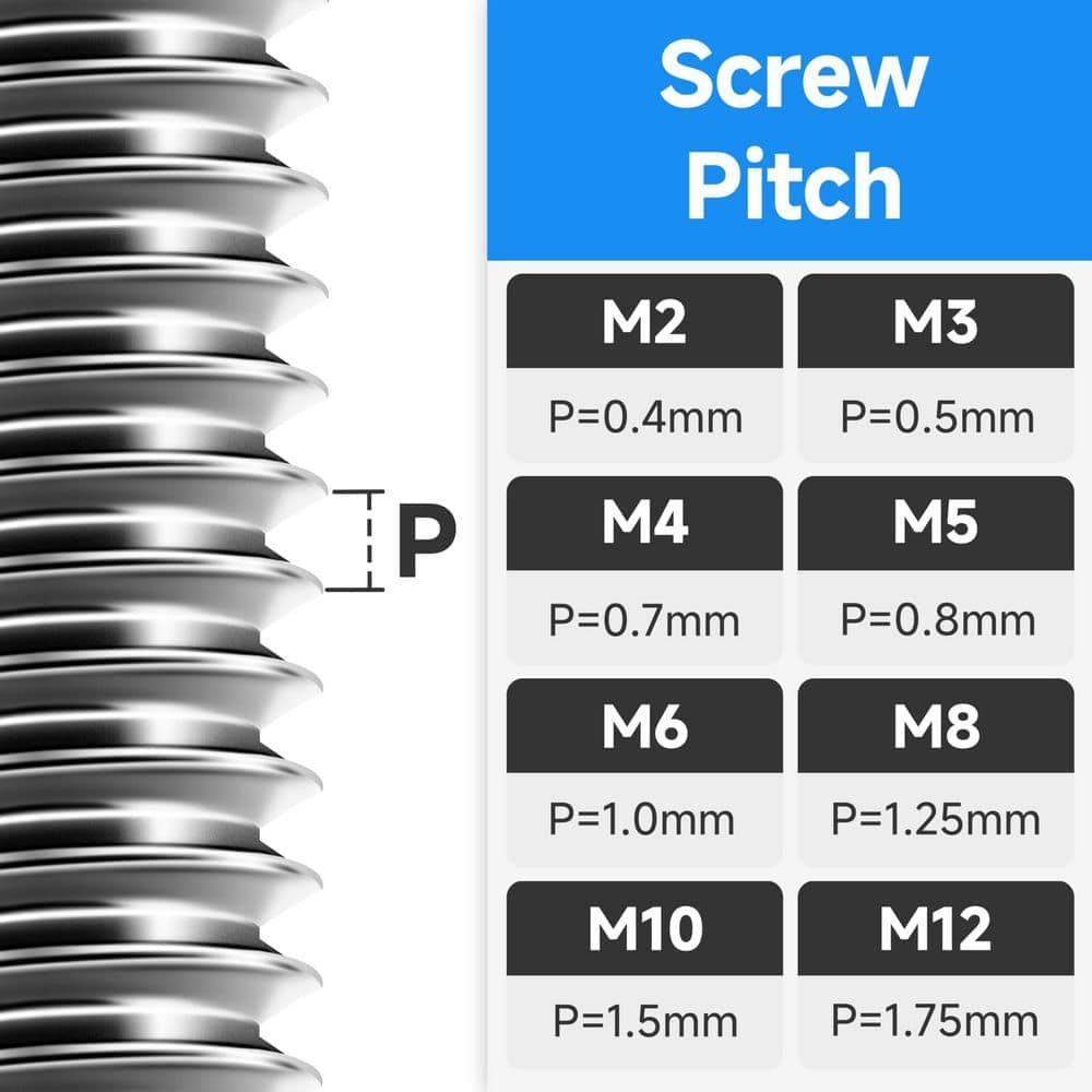 MarySino M8 x 30 mm Black Oxide Zinc Flanged Bolt (10-Pack), Class 10.9 Alloy Steel Bolt Set (3)