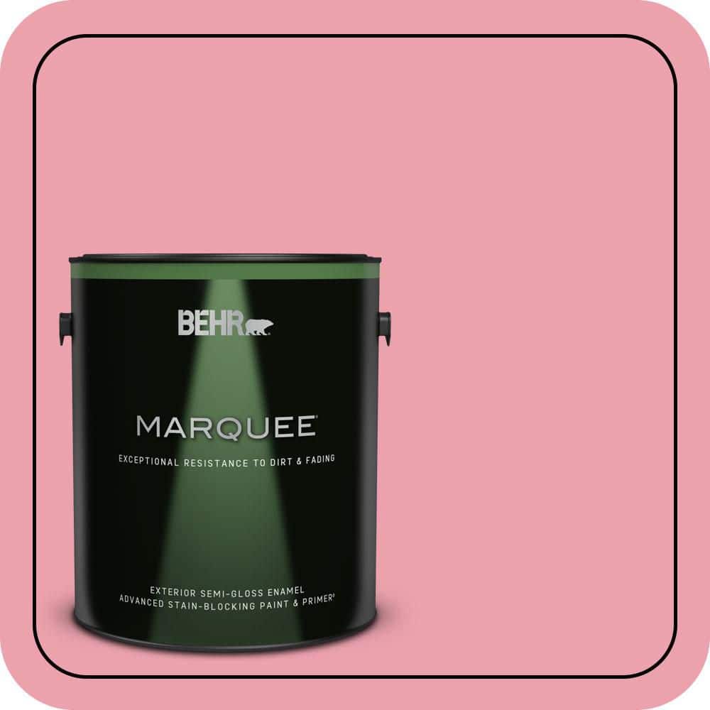 BEHR MARQUEE 1 gal. #P150-3 Pinque Semi-Gloss Enamel Exterior Paint & Primer