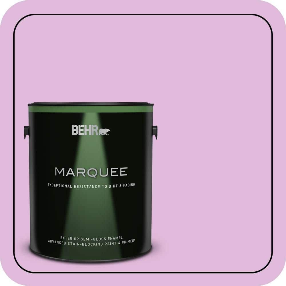 BEHR MARQUEE 1 gal. #670A-3 Posies Semi-Gloss Enamel Exterior Paint & Primer