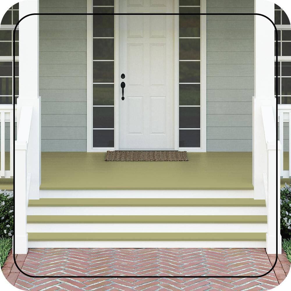 BEHR PREMIUM #M340-5 Textured Low-Lustre Enamel Interior/Exterior Porch and Patio Anti-Slip Floor Paint (2)