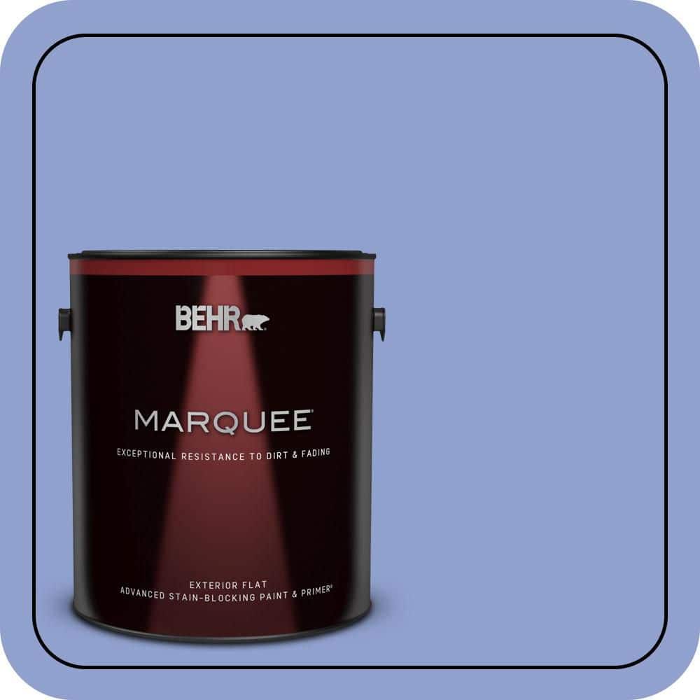 BEHR MARQUEE 1 gal. #600B-4 Pageant Song Flat Exterior Paint & Primer (1)