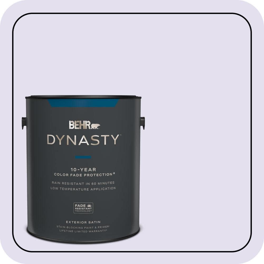 BEHR DYNASTY 1 gal. #P560-1 Blissful Satin Enamel Exterior Stain-Blocking Paint & Primer