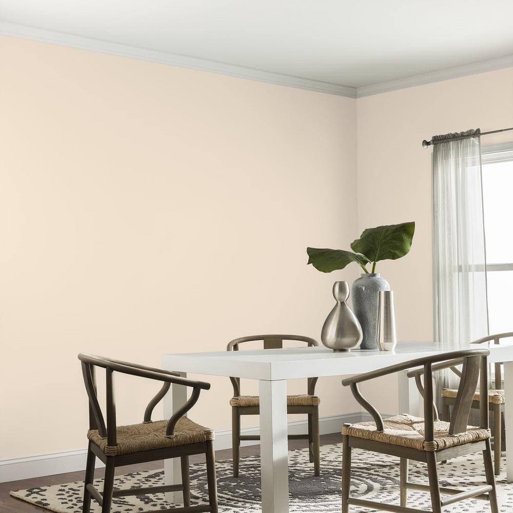 Glidden Premium 1 gal. PPG1077-1 Berkshire Lace Eggshell Interior Latex Paint (4)