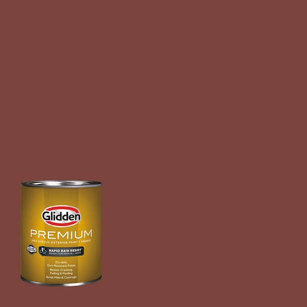 Glidden Premium 1-qt. Sweet Spiceberry PPG1059-7 Semi-Gloss Exterior Latex Paint (2)
