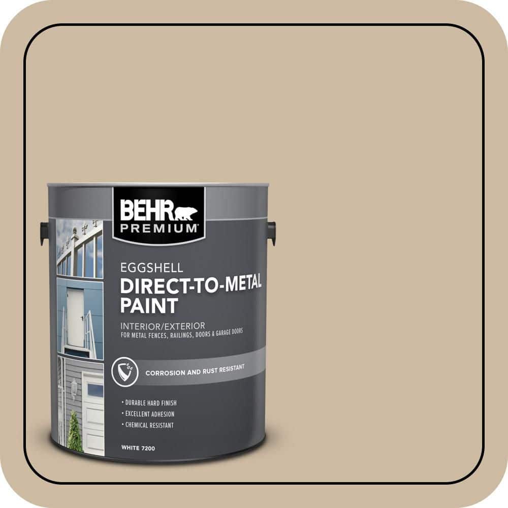 BEHR PREMIUM 1 gal. #710C-3 Gobi Desert Eggshell Direct to Metal Interior/Exterior Paint
