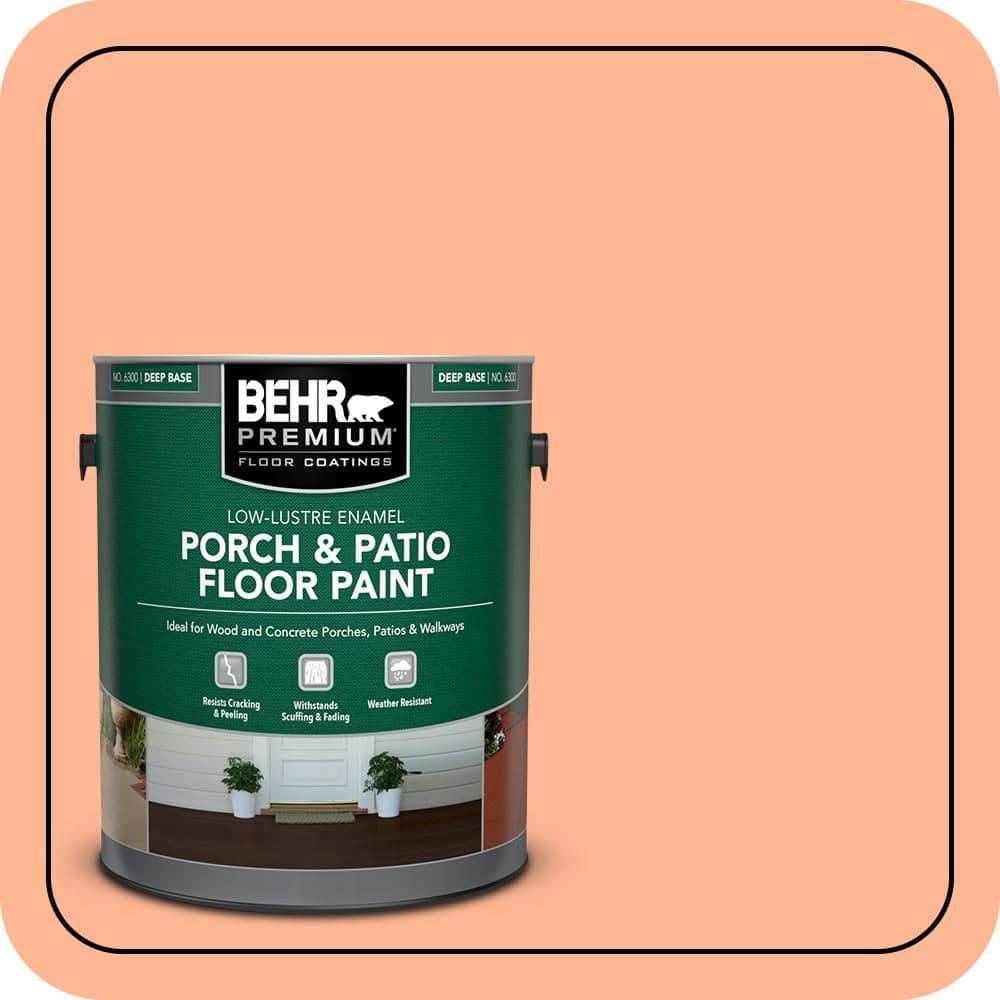 BEHR PREMIUM #P200-4 Low-Lustre Enamel Interior/Exterior Porch and Patio Floor Paint (1)