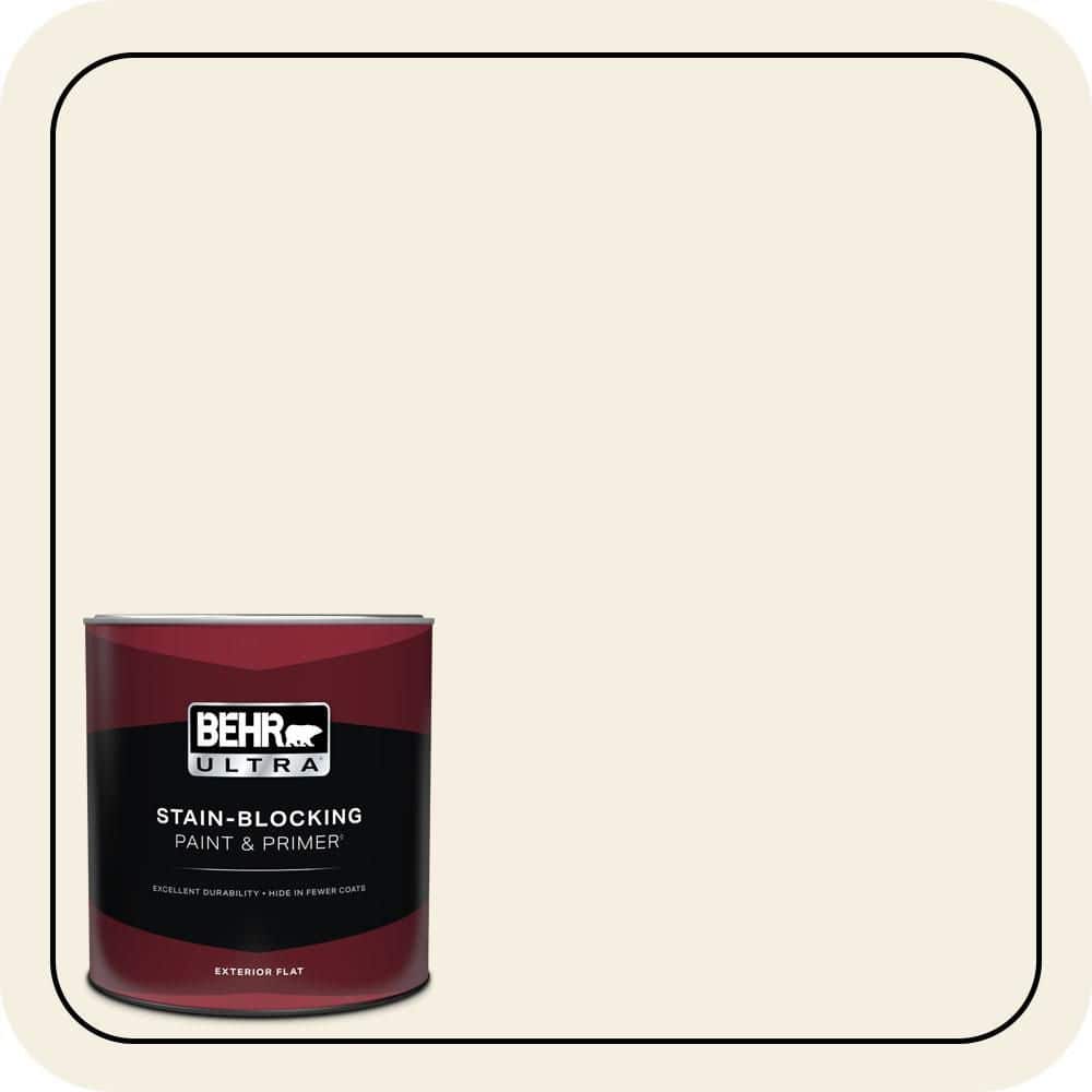 BEHR ULTRA 1 qt. #W-B-210 Divine Pleasure Flat Exterior Paint & Primer