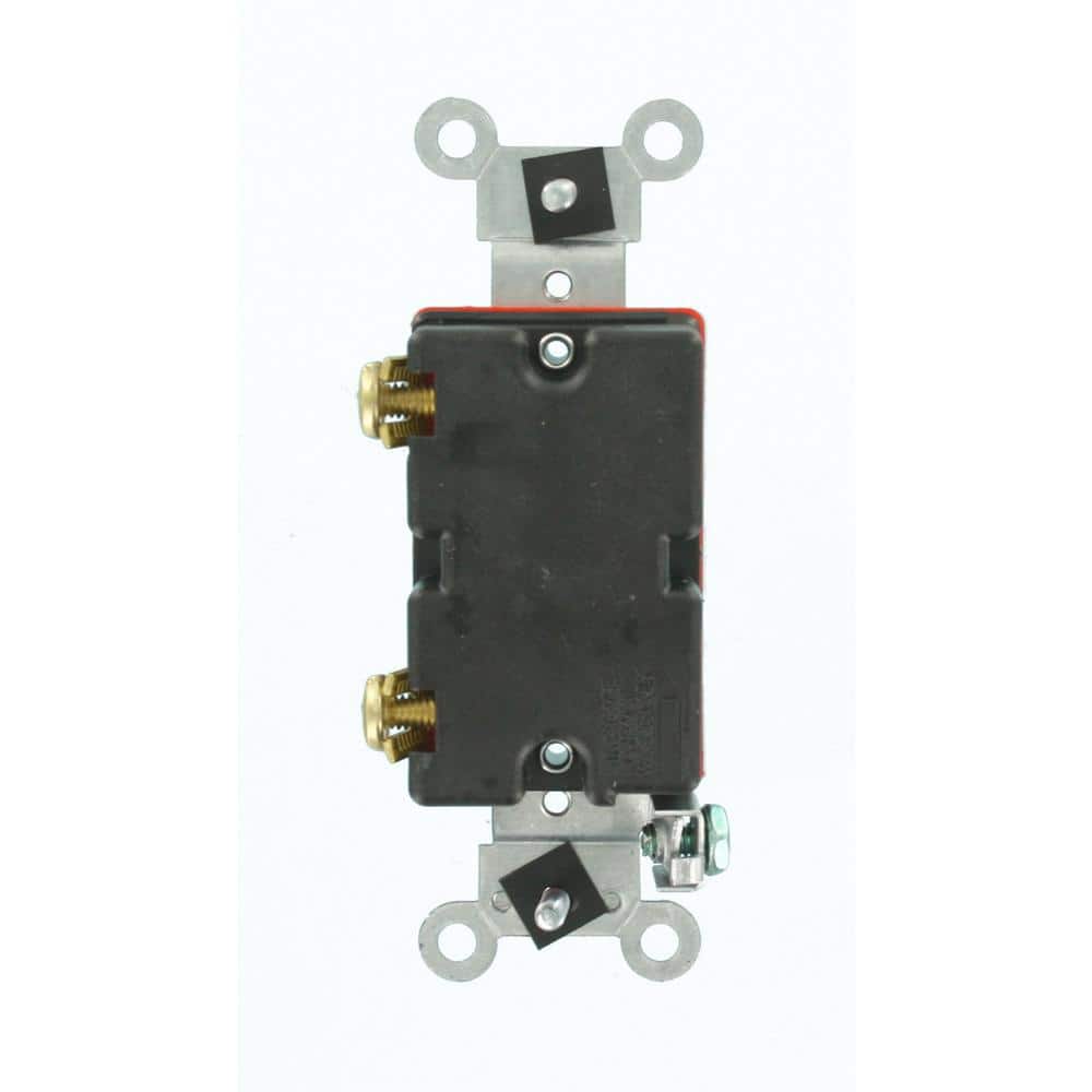 Leviton Industrial Grade Heavy Duty Single Pole Locking Toggle Switch, 1221-2GL (4)