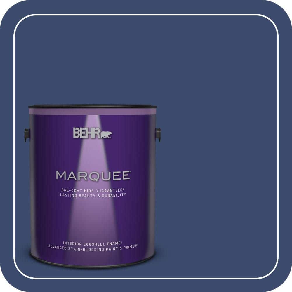 BEHR MARQUEE 1 gal. #S-H-610 Mountain Blueberry Eggshell Enamel Interior Paint & Primer