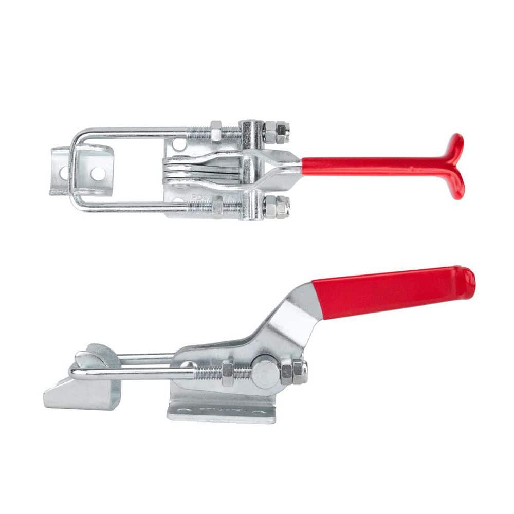 ‎POWERTEC Heavy-Duty Adjustable Latch-Action U Bolt Toggle Clamps 40341-2000 lbs. Holding Capacity (2-Pack) (1)