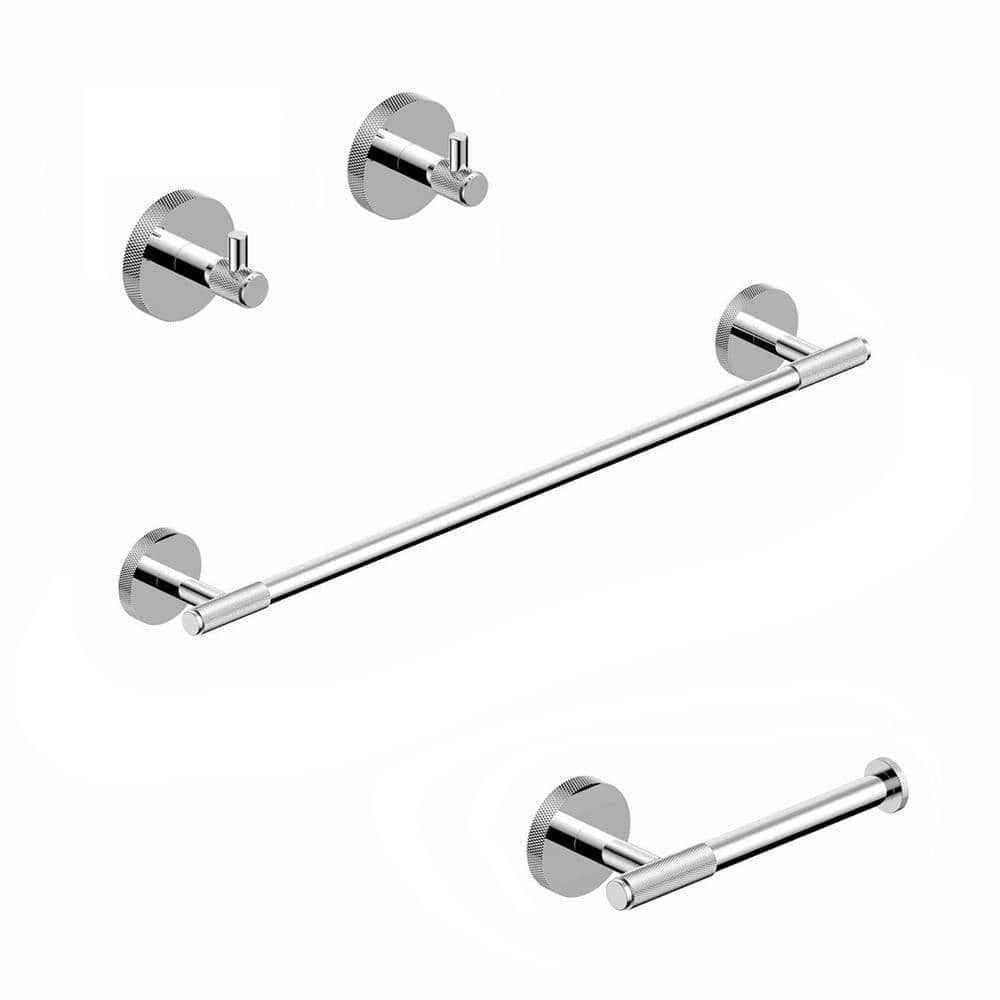 WS Bath Collections Klass 4-Piece Bath Hardware Set with Mounting Hardware