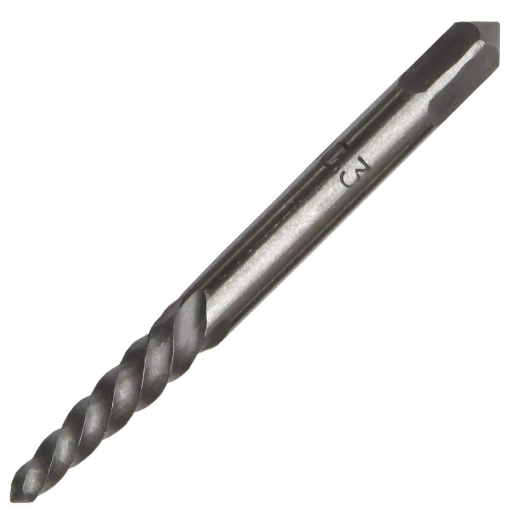Drill America Carbon Steel Screw Drill Bit Extractor Set with 5-Extractors, Sizes #1 - #5 (5-Pieces) (3)