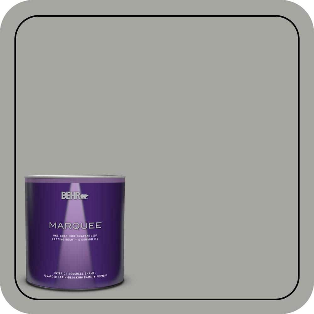 BEHR MARQUEE 1 qt. #PPU24-18 Great Graphite Eggshell Enamel Interior Paint & Primer (1)