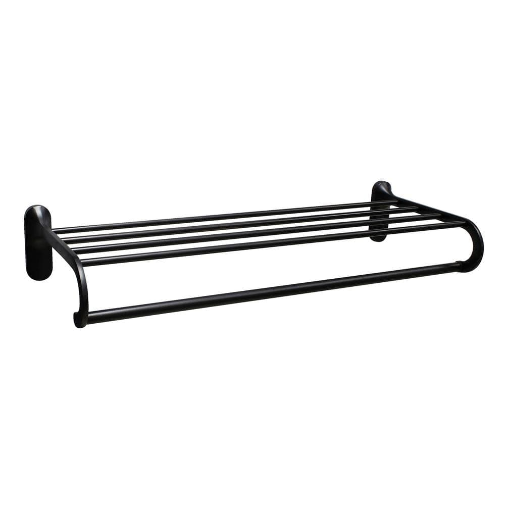 MODONA 24 in. Wall Mounted Towel Rack in Rubbed Bronze (2)