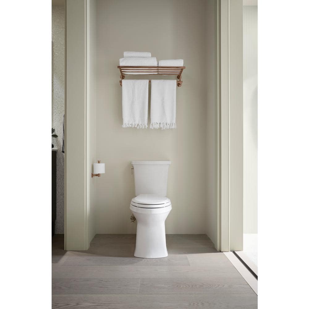 KOHLER Corbelle 16.5 in. Skirted Elongated Toilet Bowl Only in White (3)