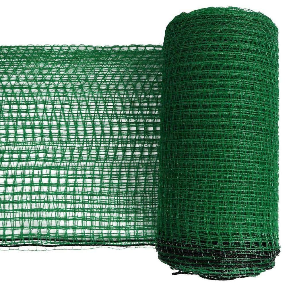 KIWDZFU 4 ft. x 100 ft. Green Temporary Fence Plastic Mesh Safety Barrier for Garden Construction Animal Protection