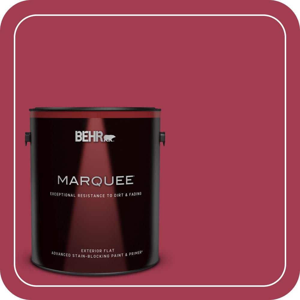 BEHR MARQUEE 1 gal. #S-G-120 Strawberry Daiquiri Flat Exterior Paint & Primer (1)