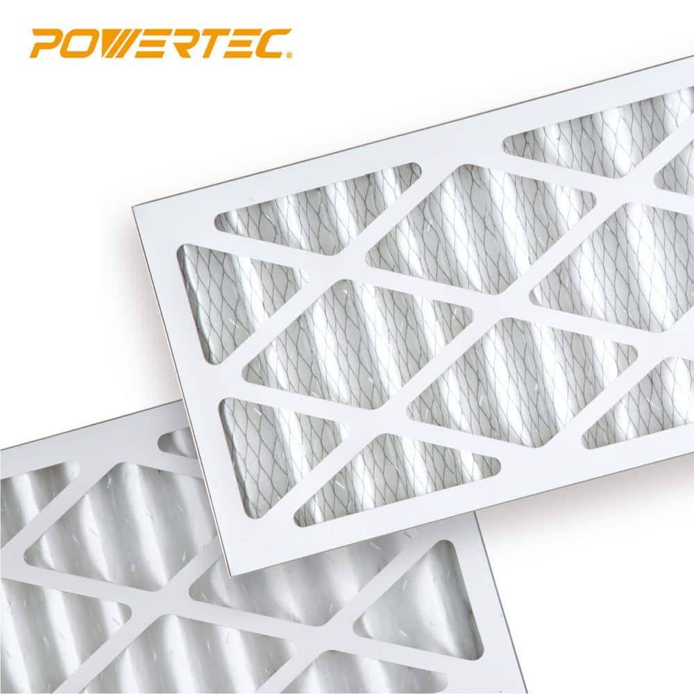 ‎POWERTEC 5 Micron Outer Filters for AF4000, AF4001 and WEN 3410 Air Filtration Systems (4-Pack) (3)