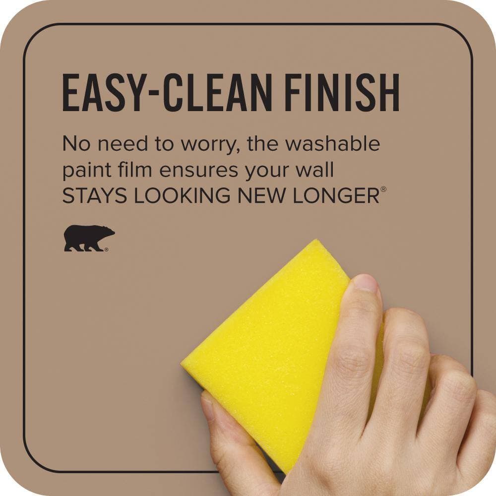 BEHR ULTRA 1 gal. #PPU4-04 Soft Chamois Extra Durable Flat Interior Paint & Primer (4)