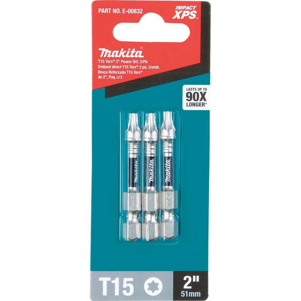 Makita IMPACT XPS T15 Torx 2 in. Power Bit (3-Pack) (3)
