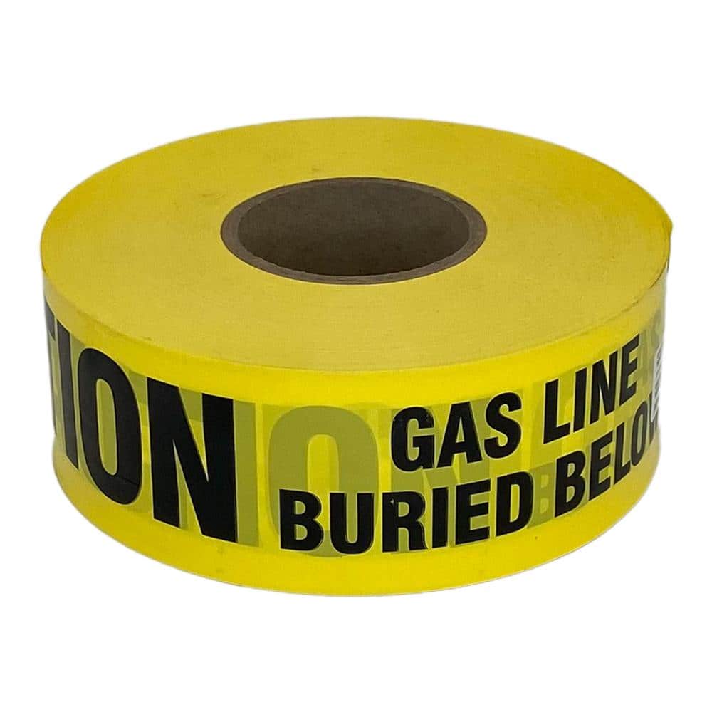 HOME-FLEX 3 in. 1000 ft. Direct Burial Gas Caution Tape
