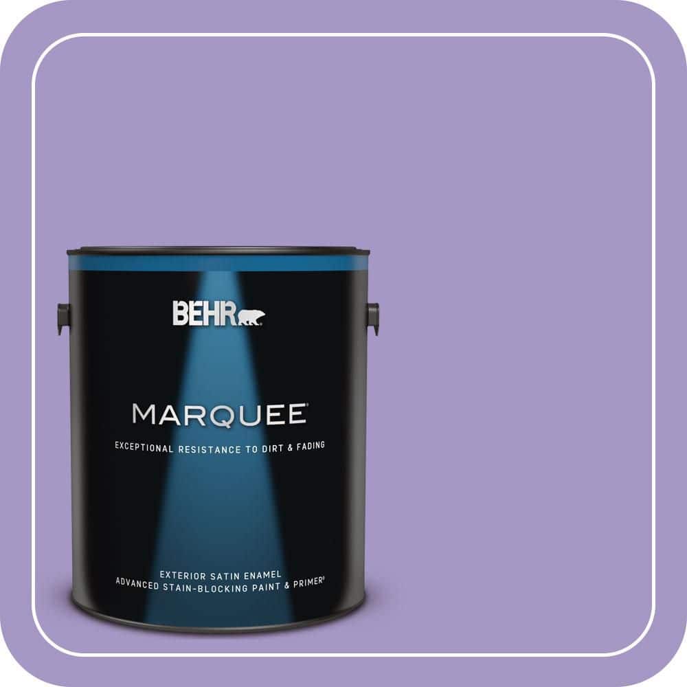 BEHR MARQUEE 1 gal. #640B-5 Bloomsberry Satin Enamel Exterior Paint & Primer