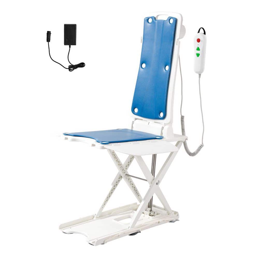 SKYSHALO Electric Chair Lift, Support Up to 310 LBS., Adjustable Height 3.03-19.96 in., 45° Tilt for Seniors Patient Elderly (1)