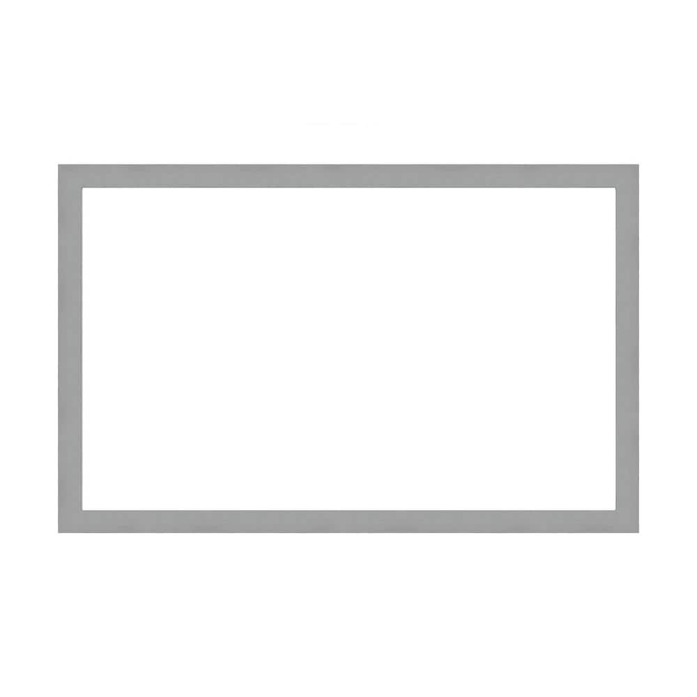 Amanti Art Mirror Makeover Brushed Nickel 49.25 in. W x 31.25 in. H Bathroom Mirror Frame Border Kit-Fits a 48 x 30 mirror (1)