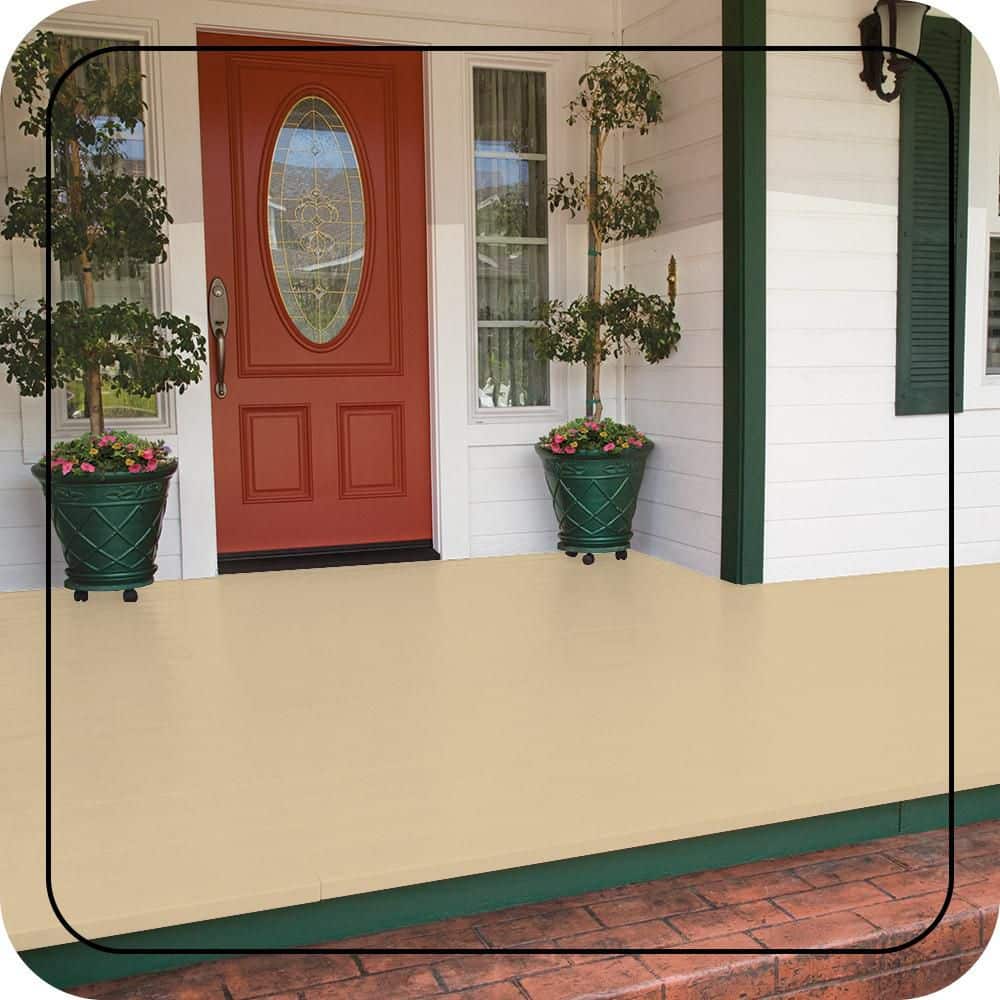 BEHR PREMIUM #300A-2 Low-Lustre Enamel Interior/Exterior Porch and Patio Floor Paint (2)