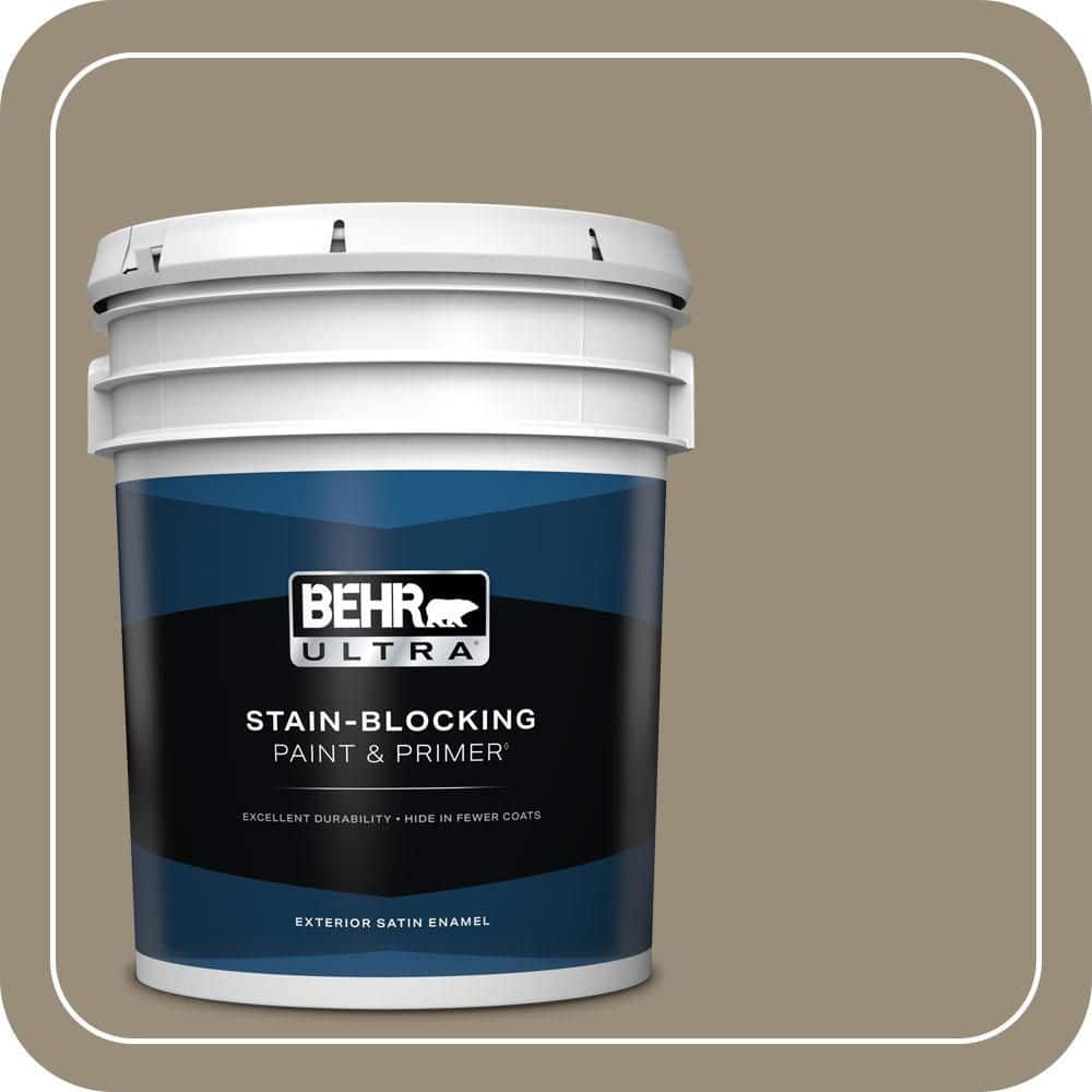 BEHR ULTRA 5 gal. #MQ6-29 Lost Canyon Satin Enamel Exterior Paint & Primer