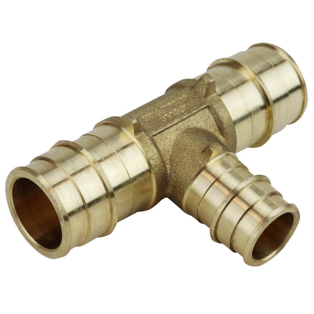 Apollo 1 in. x 1 in. x 3/4 in. Brass PEX-A Expansion Barb Reducing Tee (3)