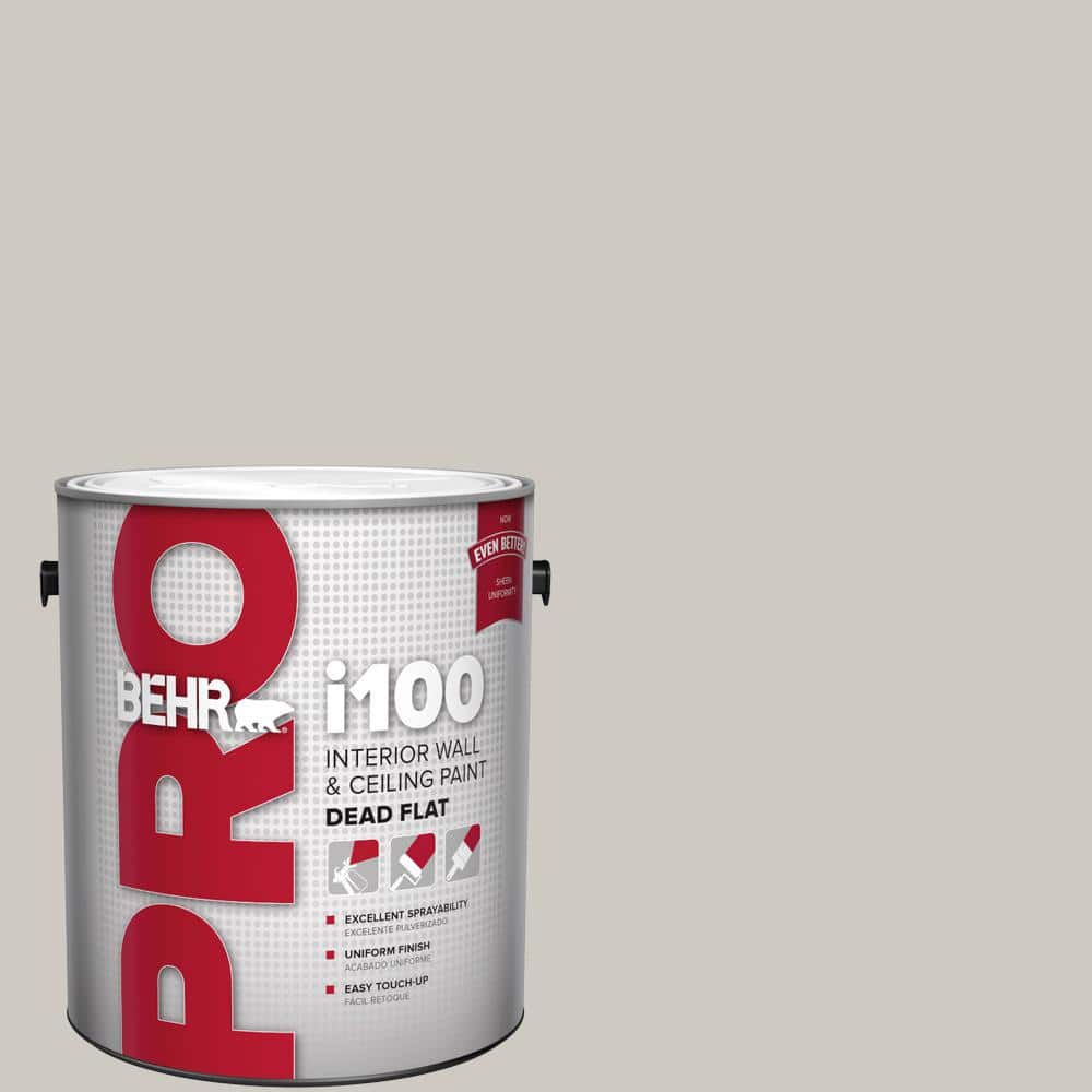 BEHR PRO 1 gal. #HDC-WR14-2 Winter Haze Dead Flat Interior Paint