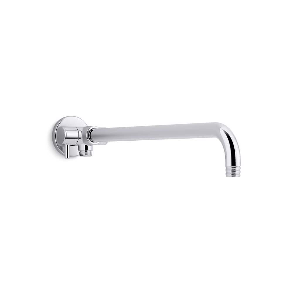 KOHLER Wall-Mount Rainhead Shower Arm with 3-Way Diverter in Polished Chrome (1)
