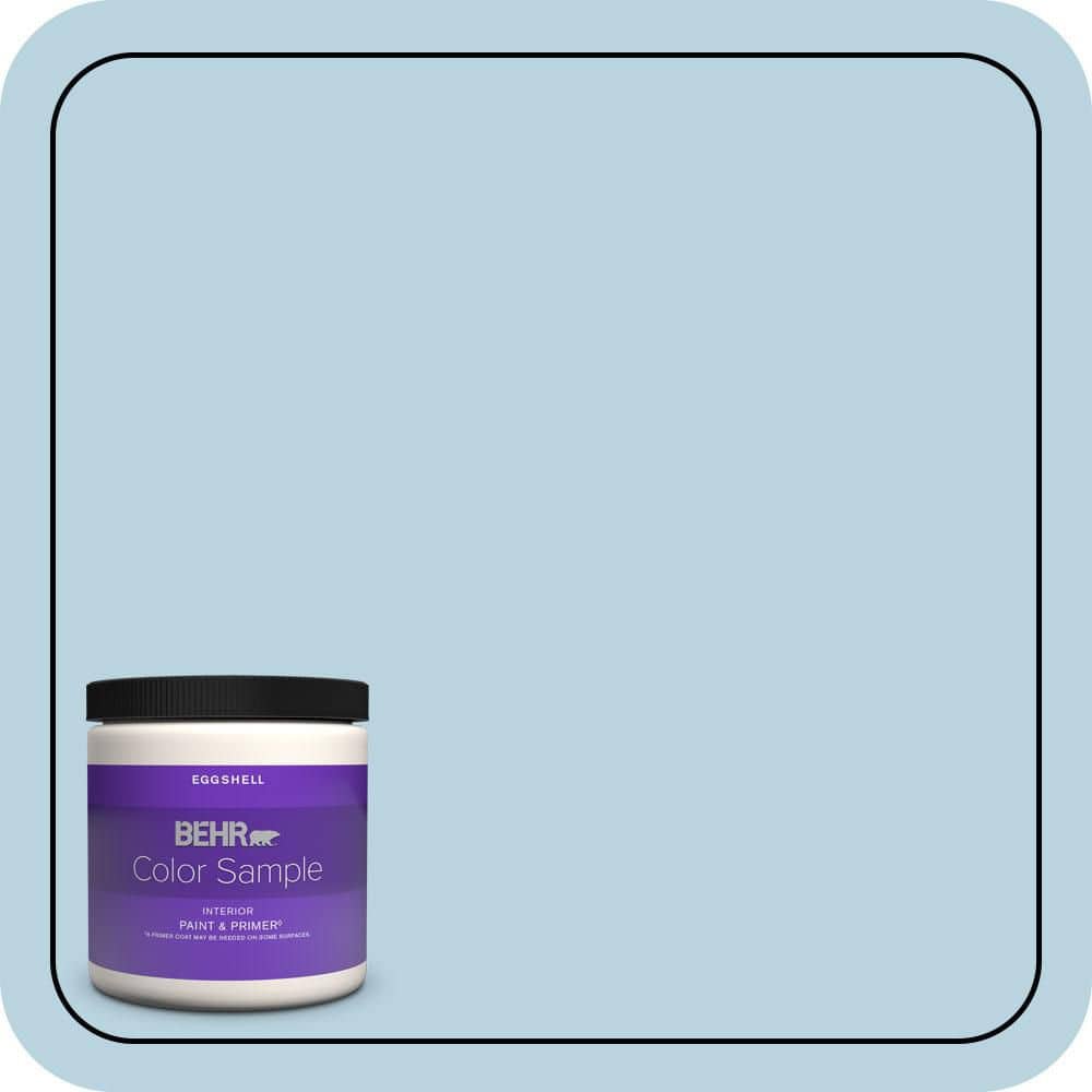 BEHR PREMIUM PLUS 8 oz. #PPU14-16 Millstream Eggshell Enamel Interior Paint & Primer Color Sample (1)