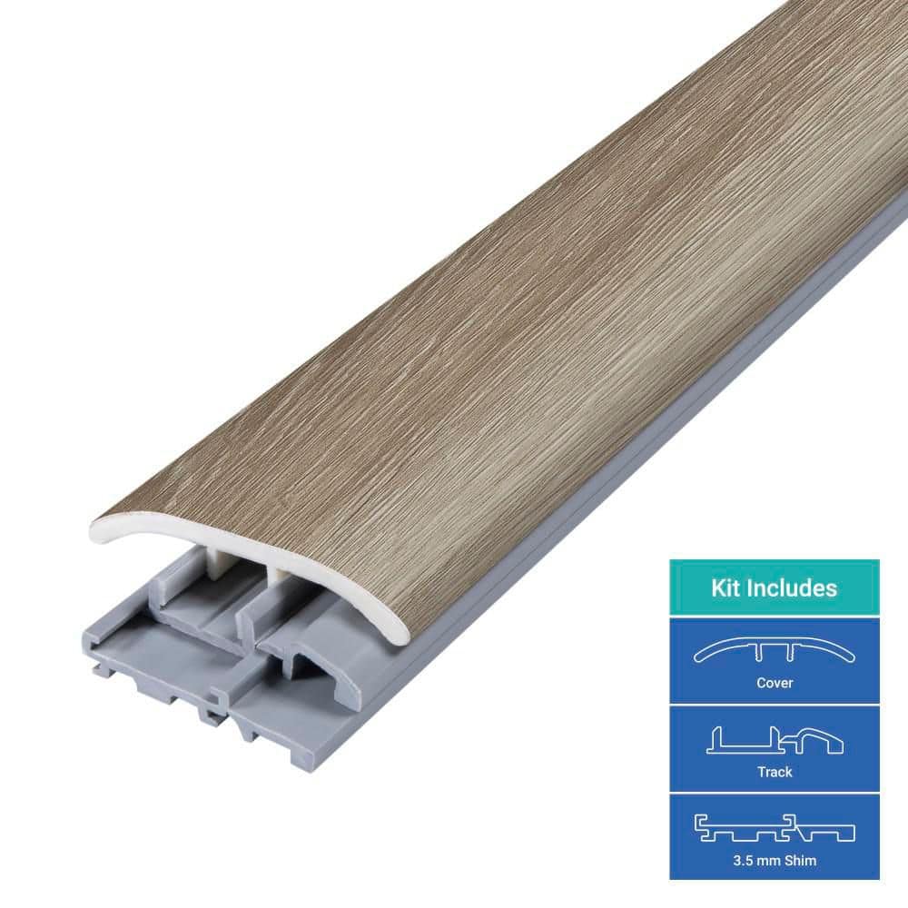 PERFORMANCE ACCESSORIES Palenque 0.31 in. T x 2 in. W x 78.7 in. L Vinyl 4-in-1 Molding (3)