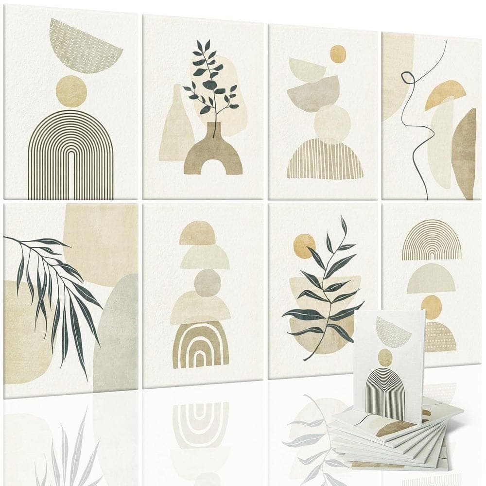 xinyoec 48 in. x 32 in. Art3d Acoustic Wall Panels Sound Absorbing Decorative Panels for Living Room, Bedroom, Kitchen (8-Pack) (1)